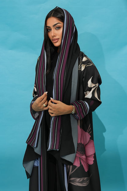 Hana Black Abaya