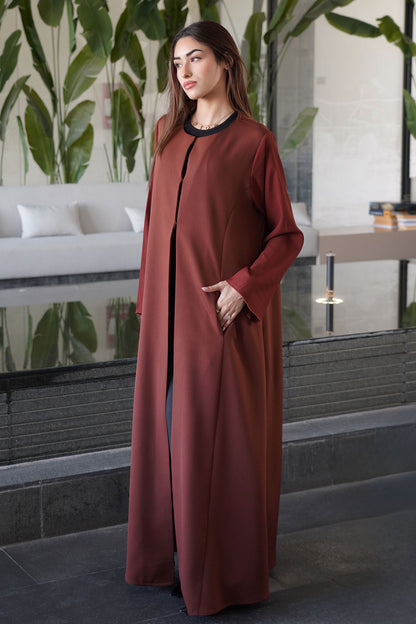Lucy Red Abaya