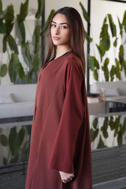 Lucy Red Abaya