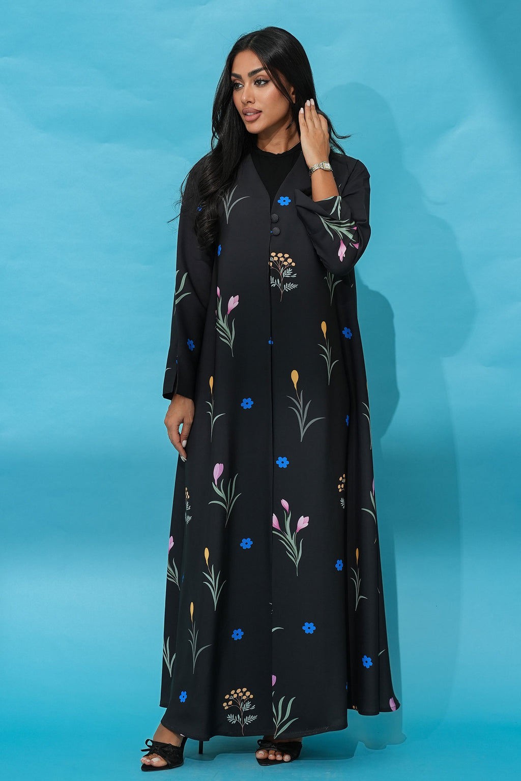 Lueur Black Abaya