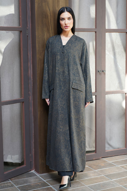 Lunara Black Abaya