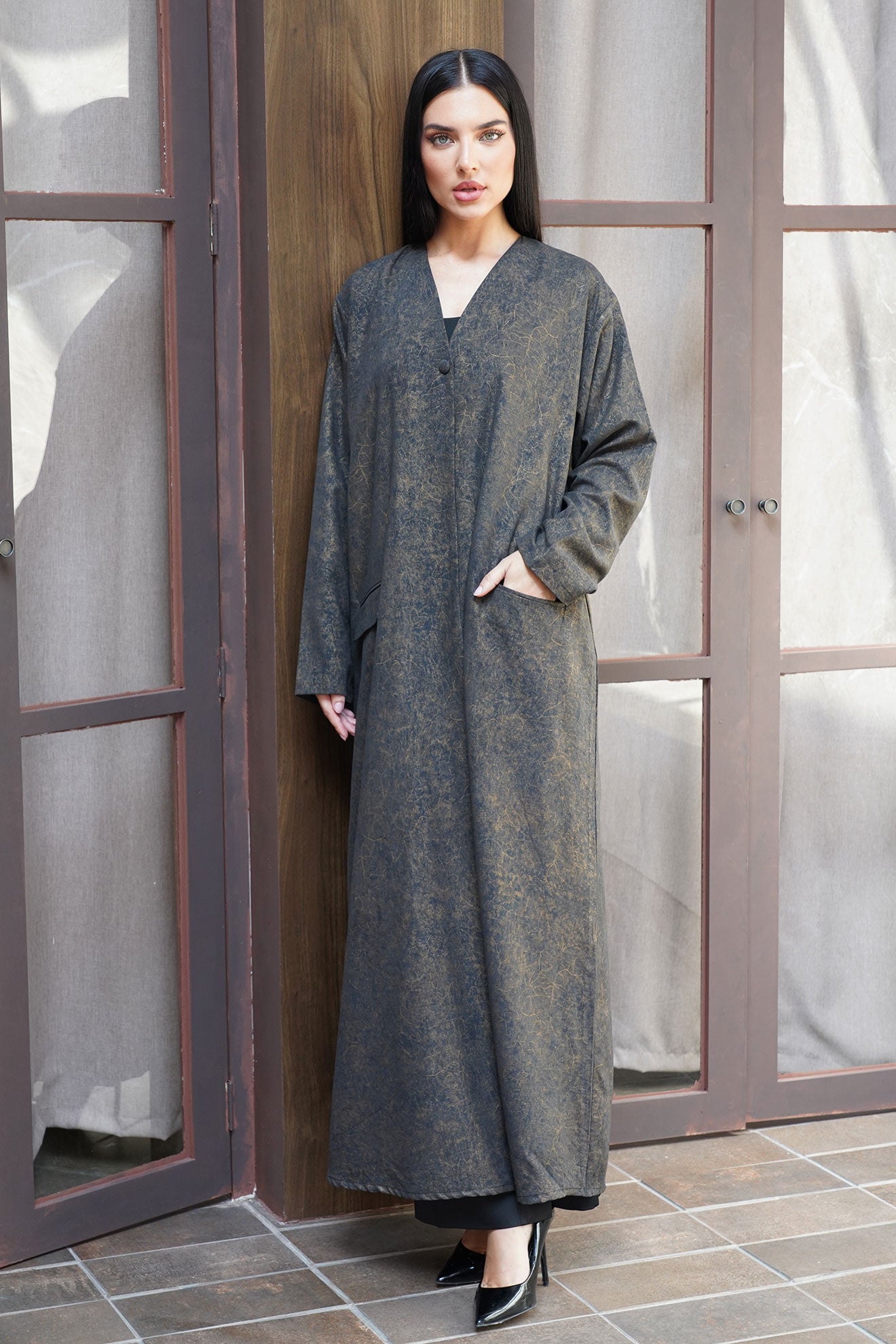 Lunara Black Abaya