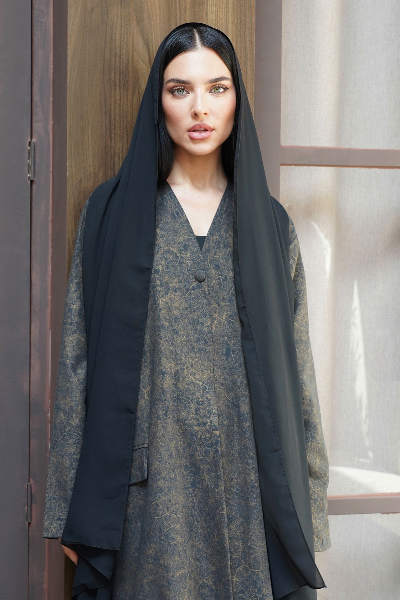 Lunara Black Abaya