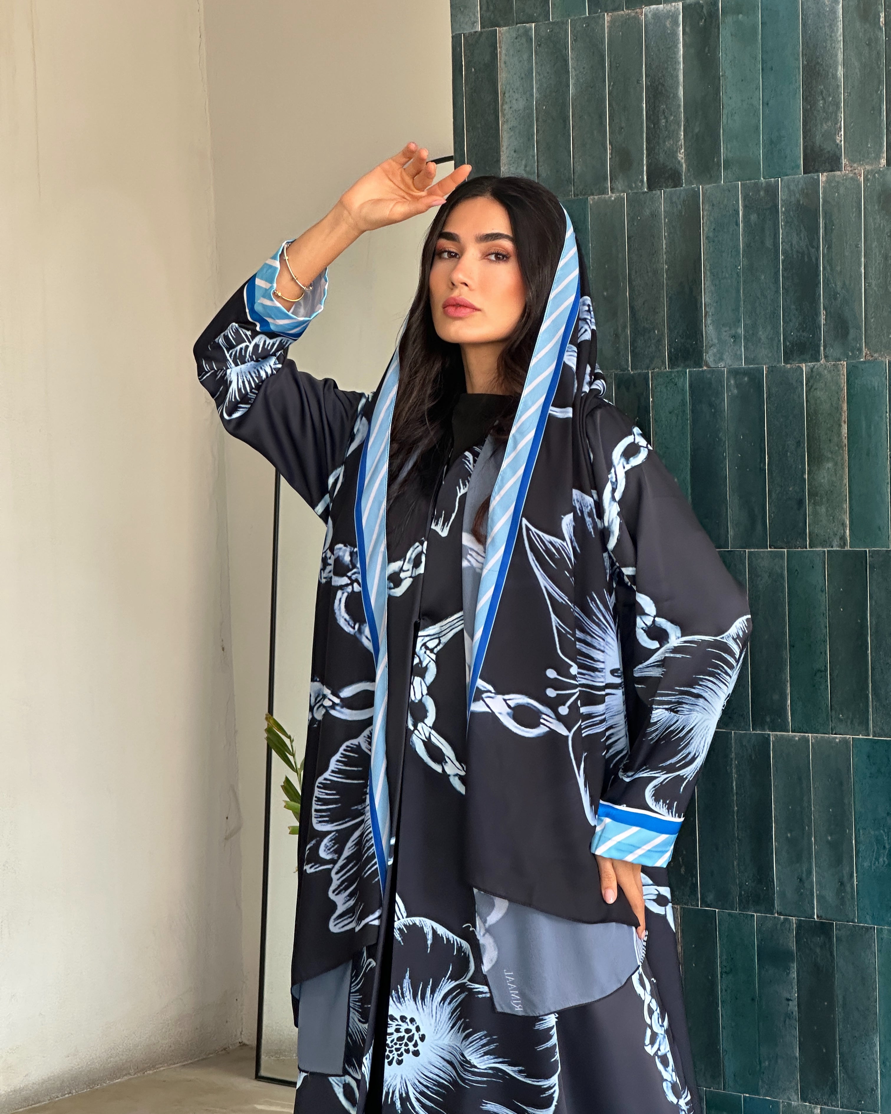Zahra Blue Abaya