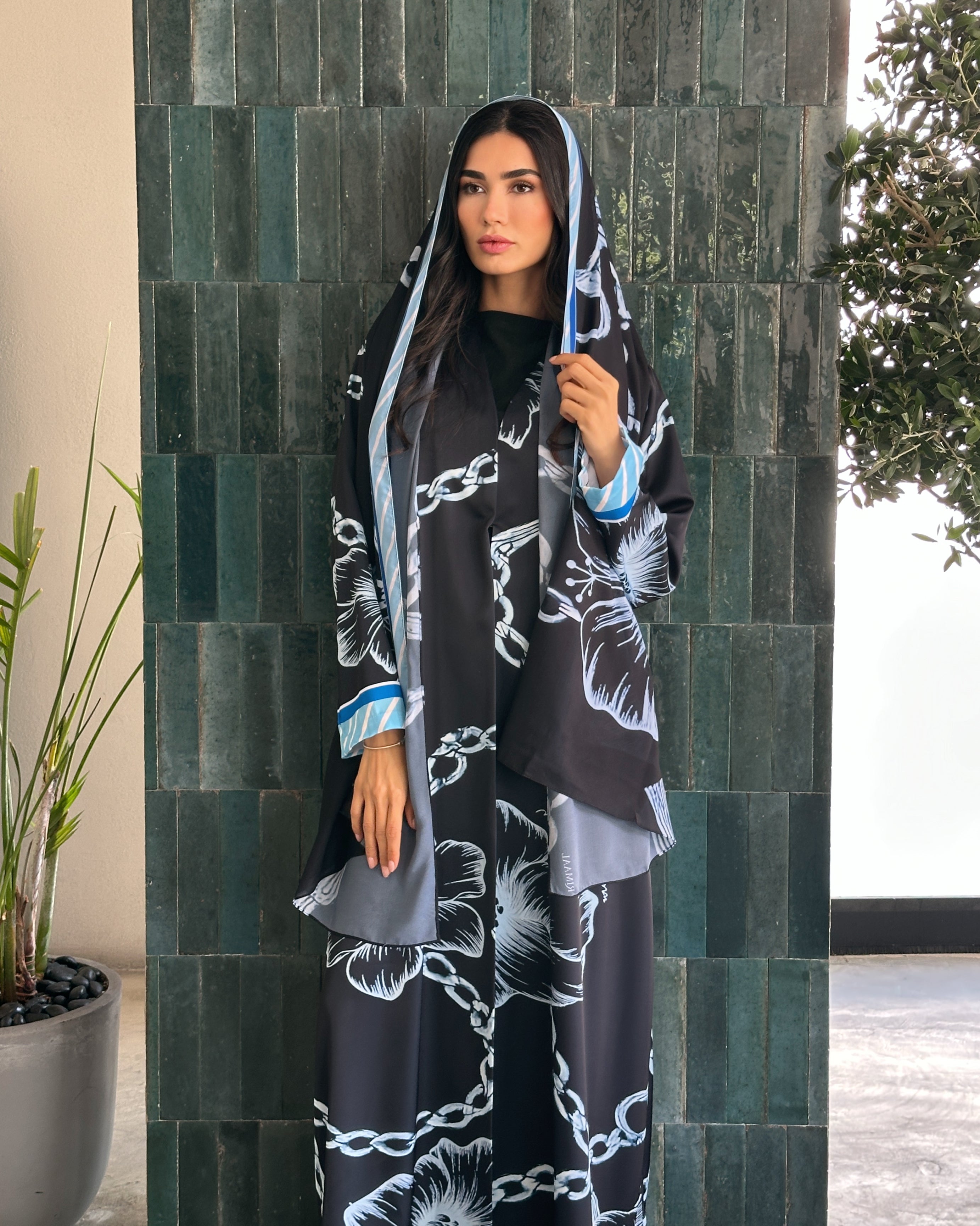 Zahra Blue Abaya