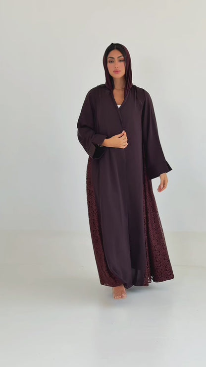Qamar Brown Abaya