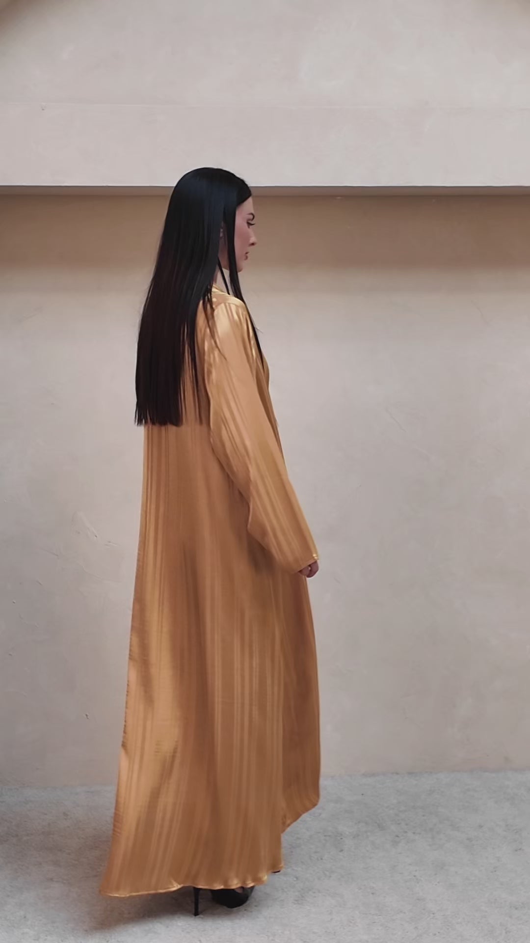 Oryah Yellow Abaya