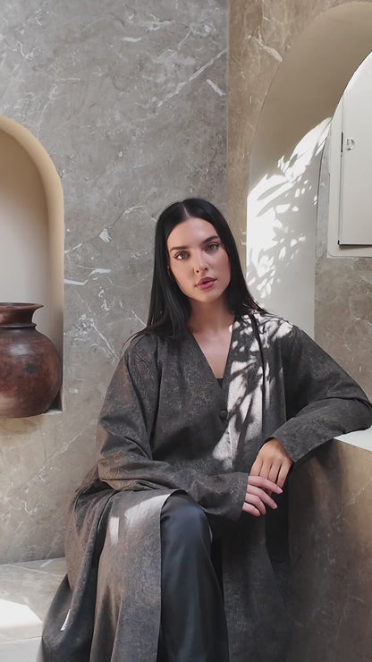Lunara Black Abaya