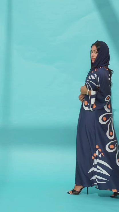 Dima Navy- Navy Abaya