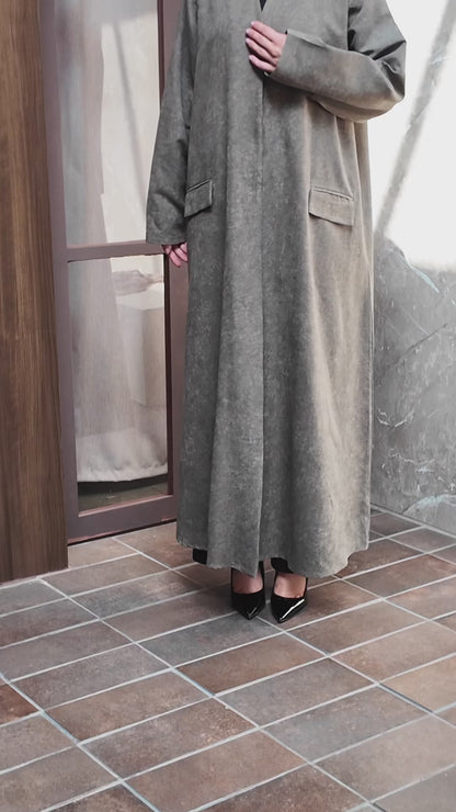 Lunara Green Abaya