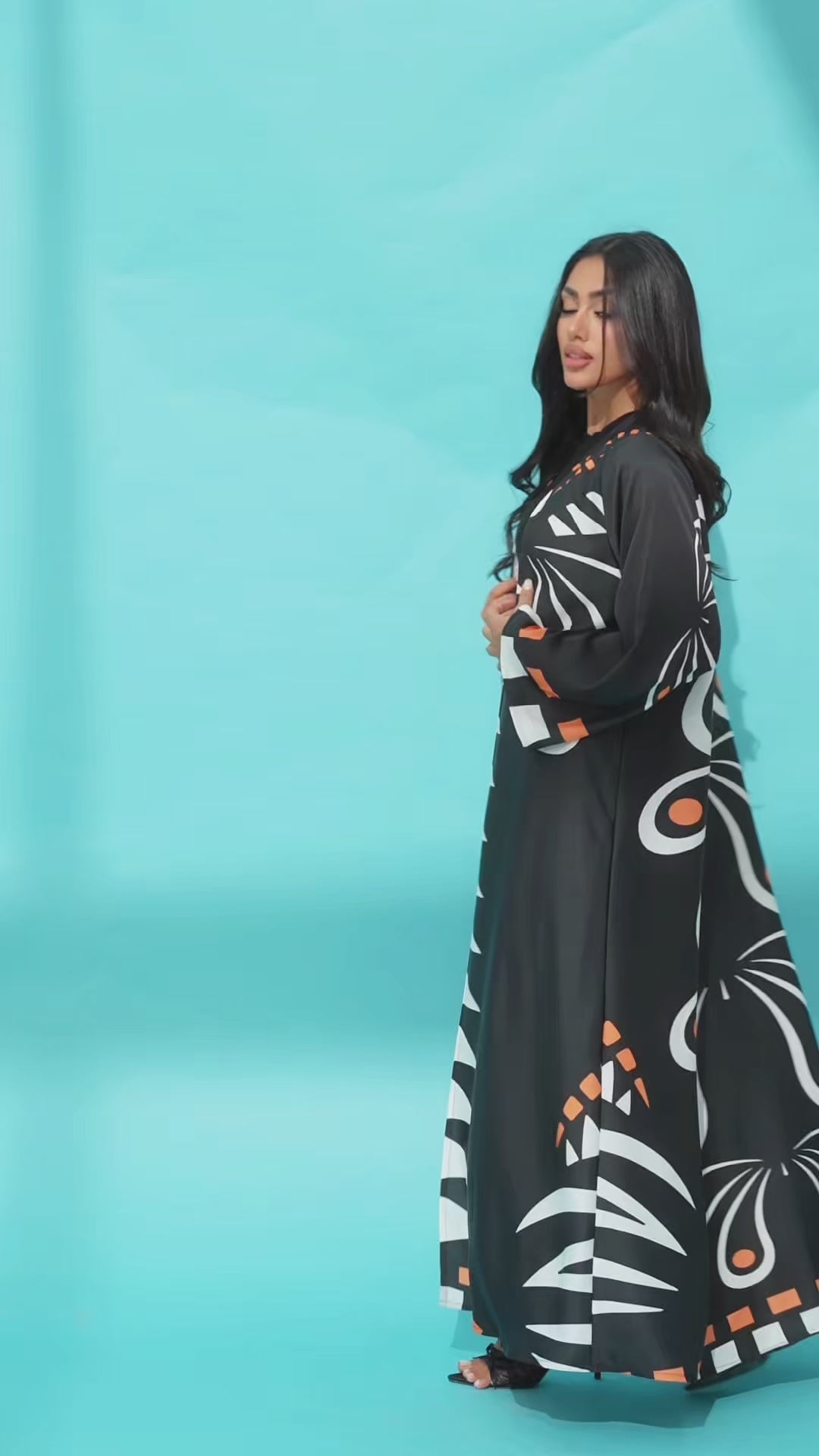 Dima Black- Black Abaya