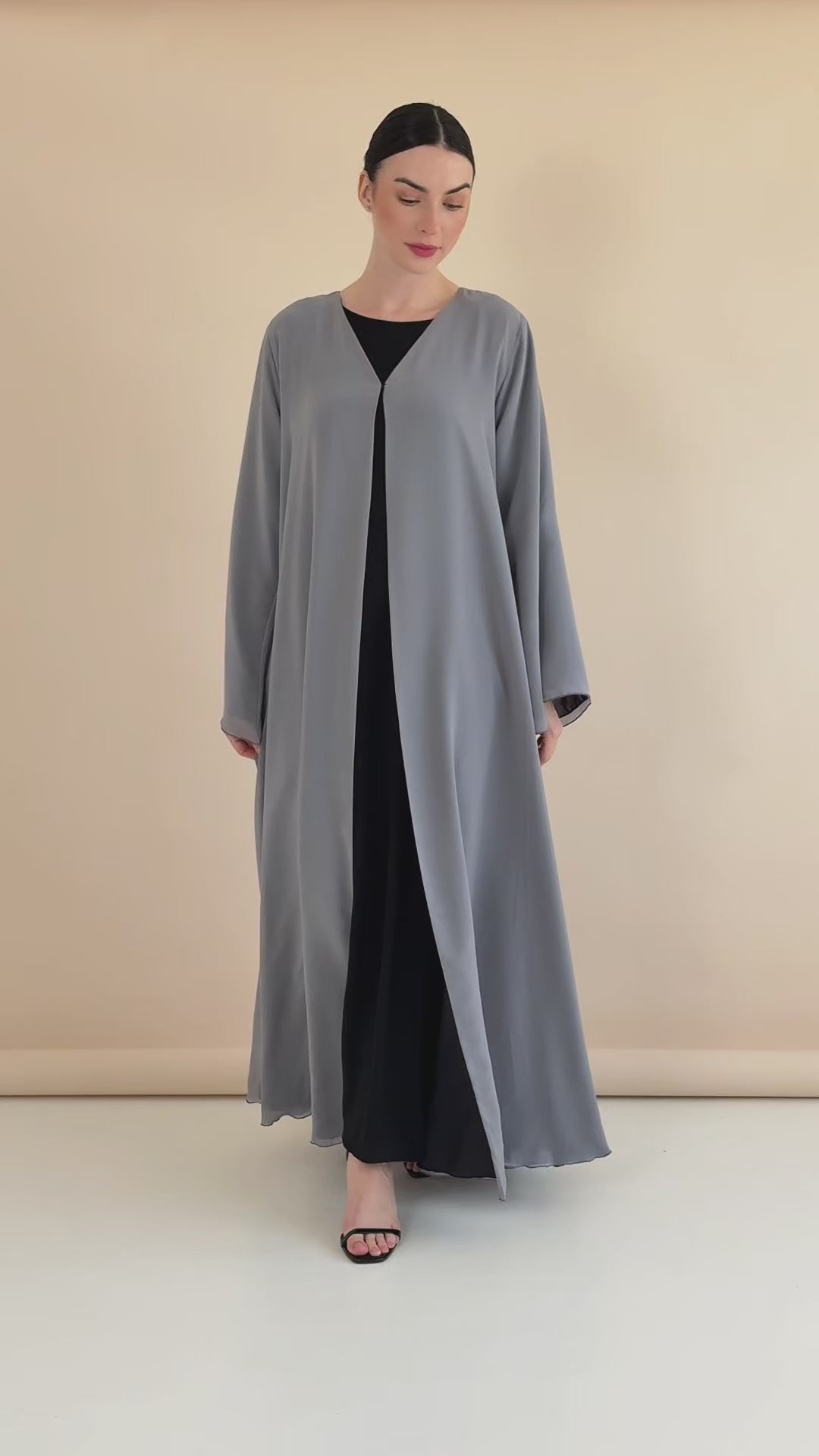 Delina Blue Abaya