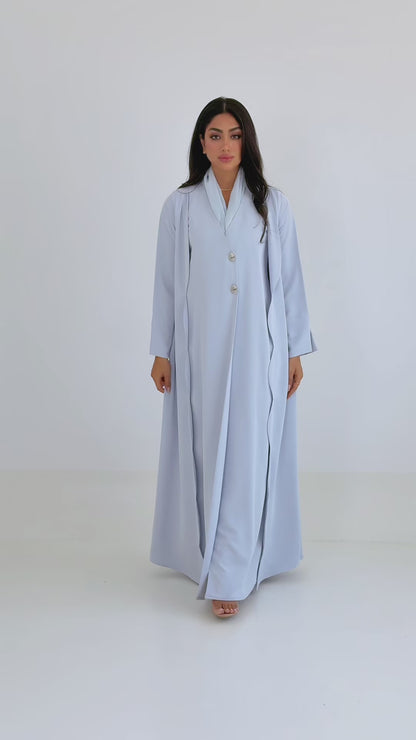 Nuvee Blue Abaya