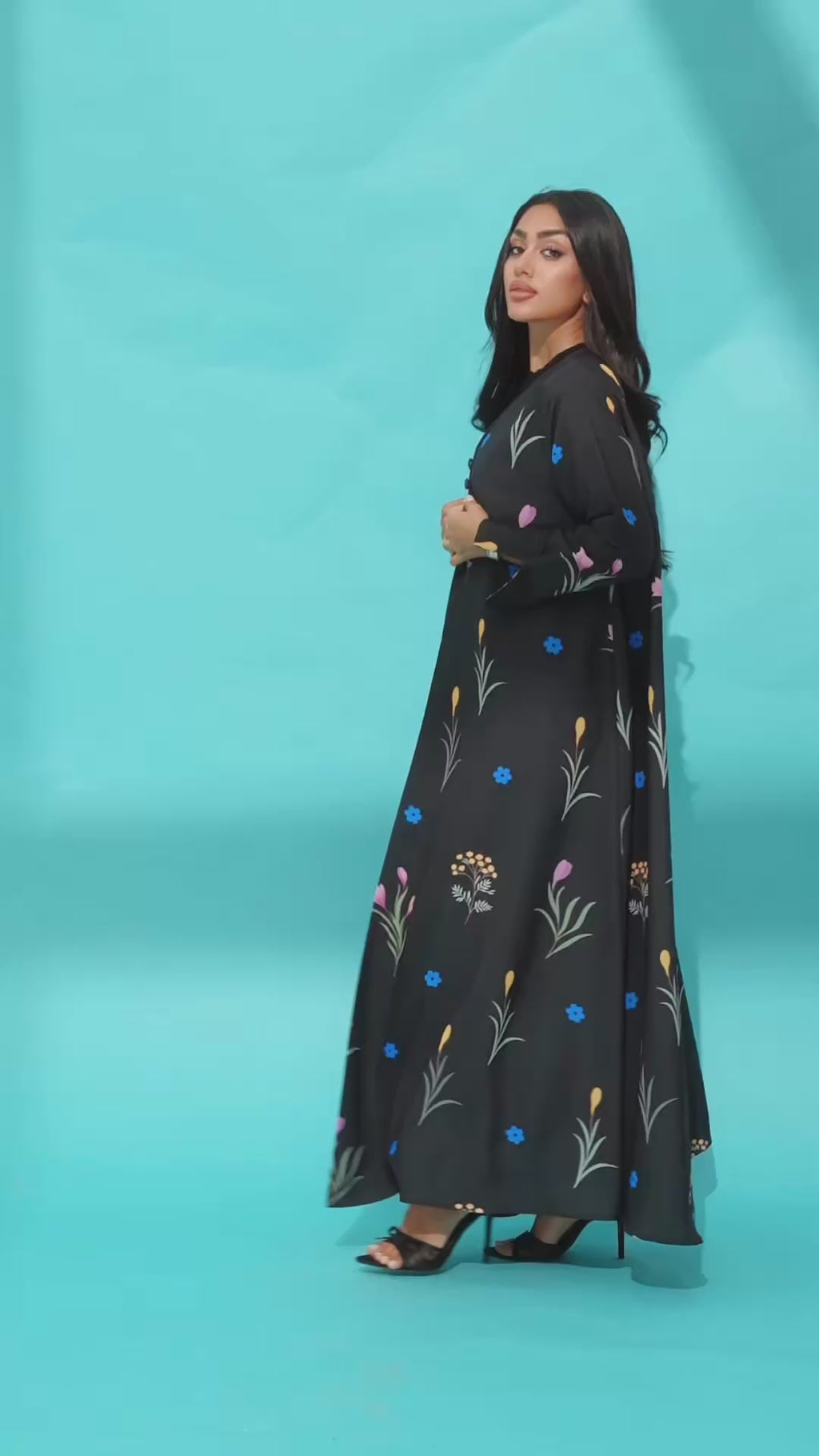 Lueur Black Abaya