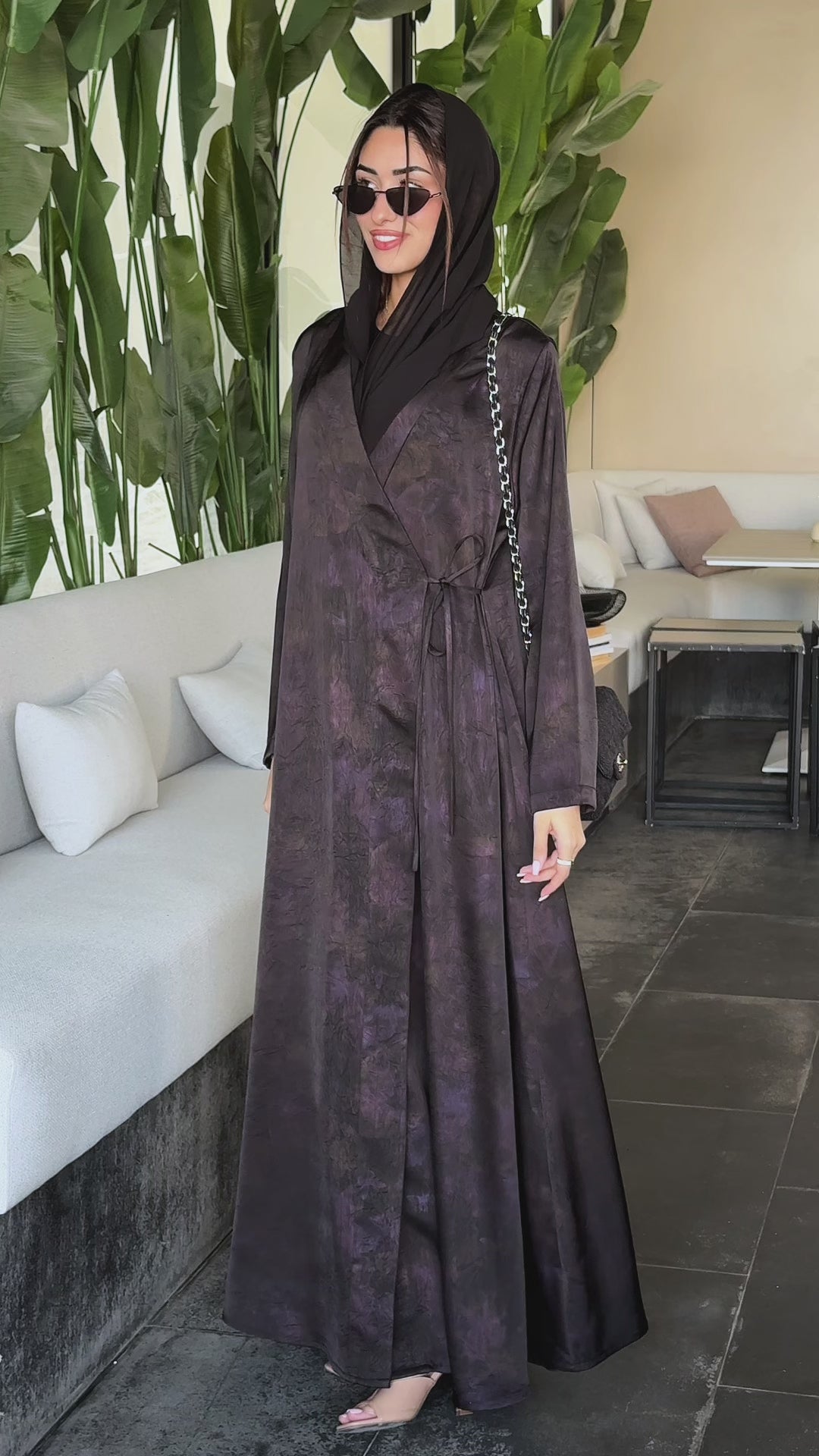 Elisa Pink Abaya