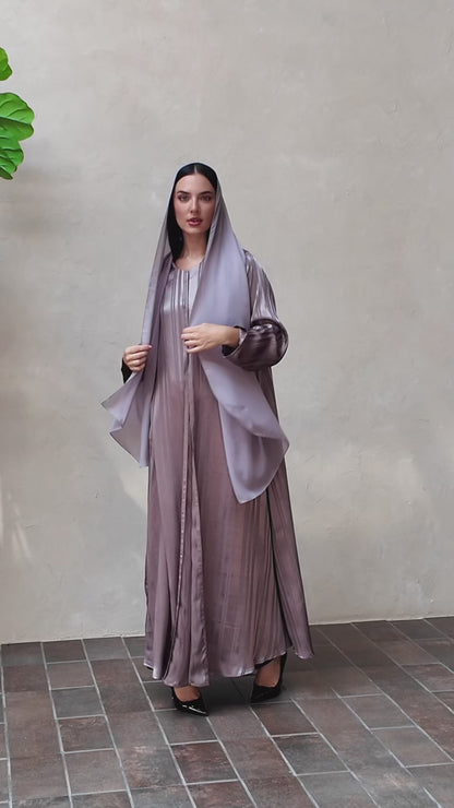 Oryah Dark Pink Abaya