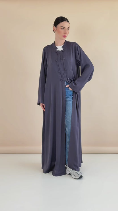 Mirah Purple Abaya