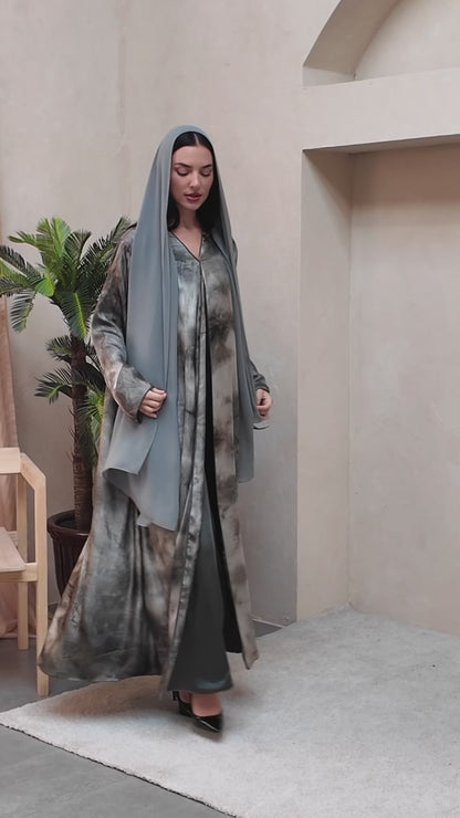 Selene Green Abaya