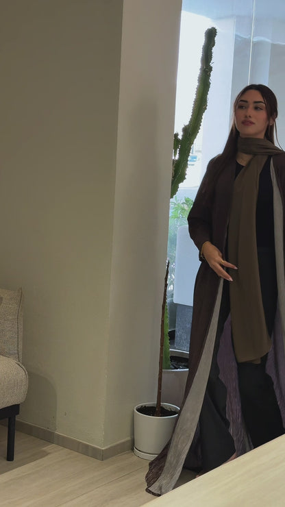 Flona Olive Green Abaya