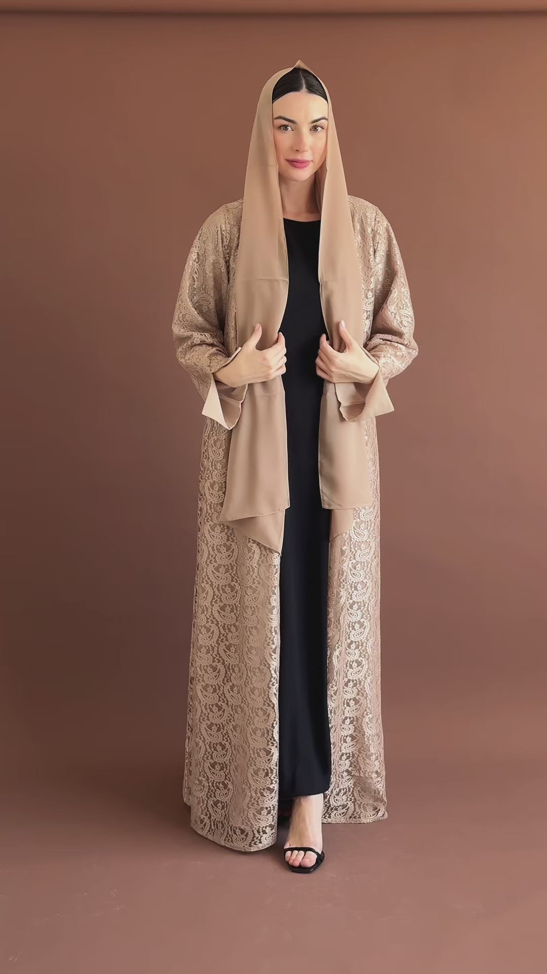 Sofine Biege Abaya